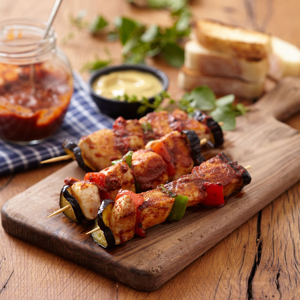 Chicken Spicy Grilled Skewers