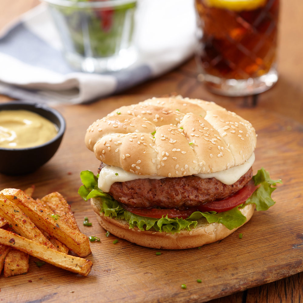 Dad Burger with Mom's Meatballs