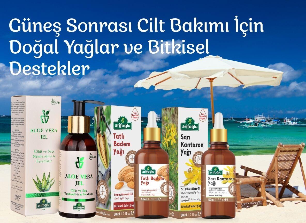 Güneş Sonrası Cilt Bakımı İçin Doğal Yağlar ve Bitkisel Destekler