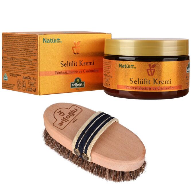 Anti Cellulite and Horse Hair Brush Set - 1