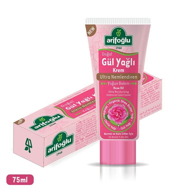 Doğal Gül Yağlı Krem 75ml - 1