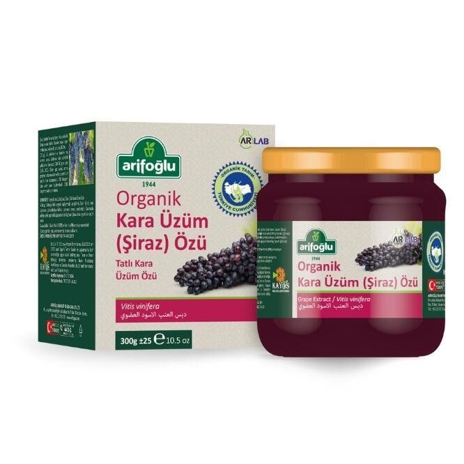 Arifoğlu Organik Kara Üzüm Özü - Şiraz 300g ARLAB amazon