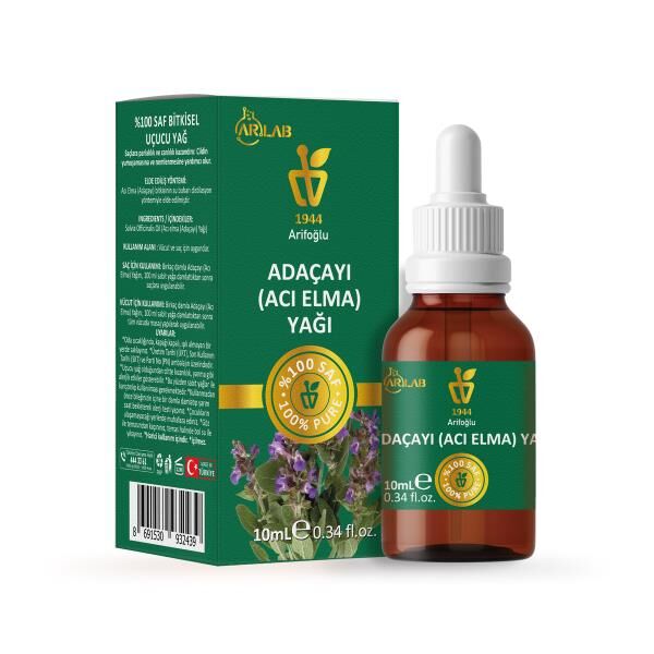 Arlab Acı Elma Adaçayı Yağı 10ml %100 Saf Arifoğlu - 1