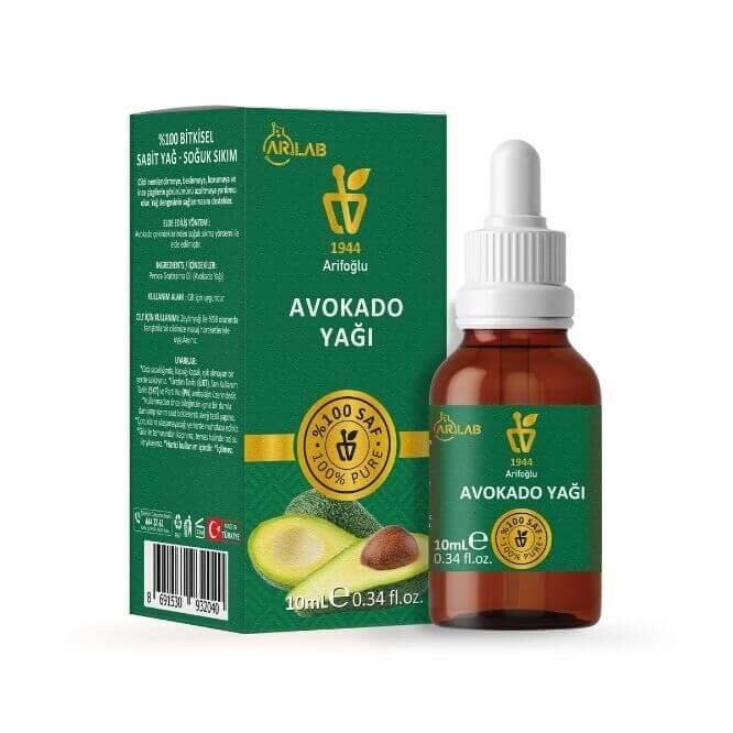 Avocado Oil %100 PURE OIL 10ML ARLAB - 1