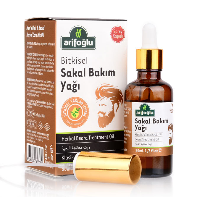 Bitkisel Sakal Bakım Yağı 50ml - Arifoğlu