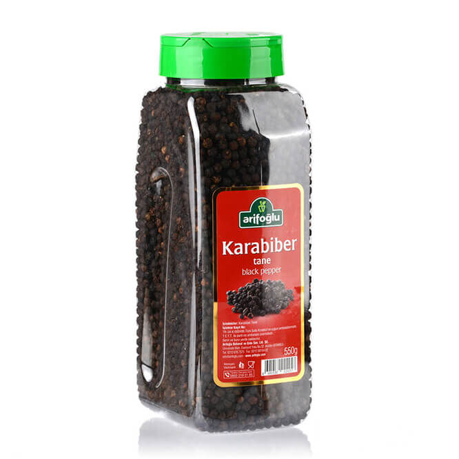 Black Pepper (Whole) 550g - 1