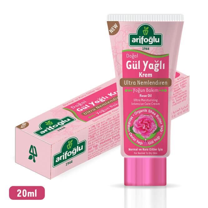 Doğal Gül Yağlı Krem 20ml - 1