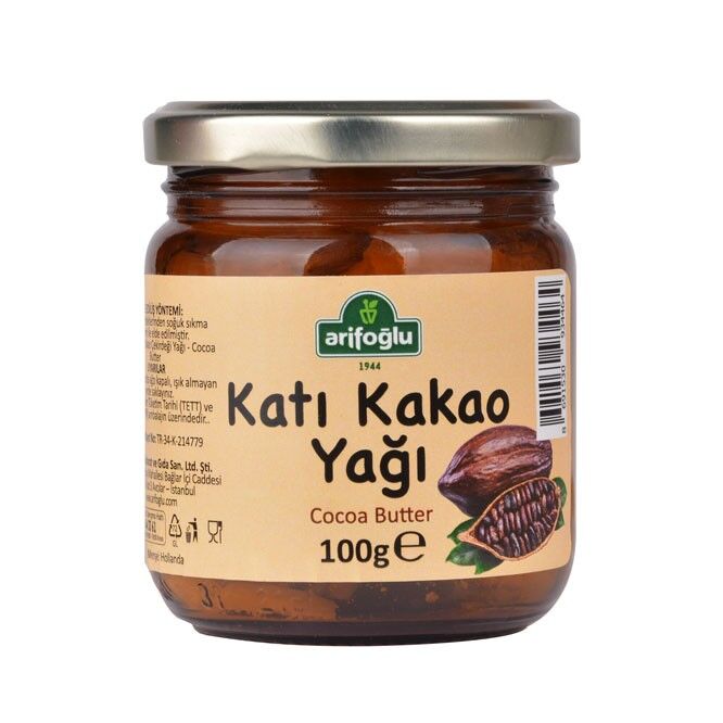 Doğal Kakao Yağı 100g Katı Formda