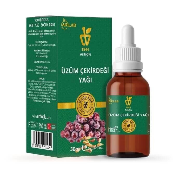 Grape Seed Oil %100 PURE OIL 30ML ARLAB - 1