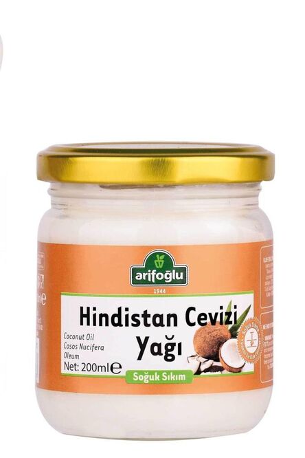 Hindistan Cevizi Yağı 200 ml - Soğuk Sıkım - 1