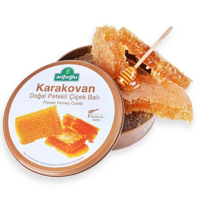 Karakovan Natural Honeycomb Flower Honey (Tin Box) 1500g - 1