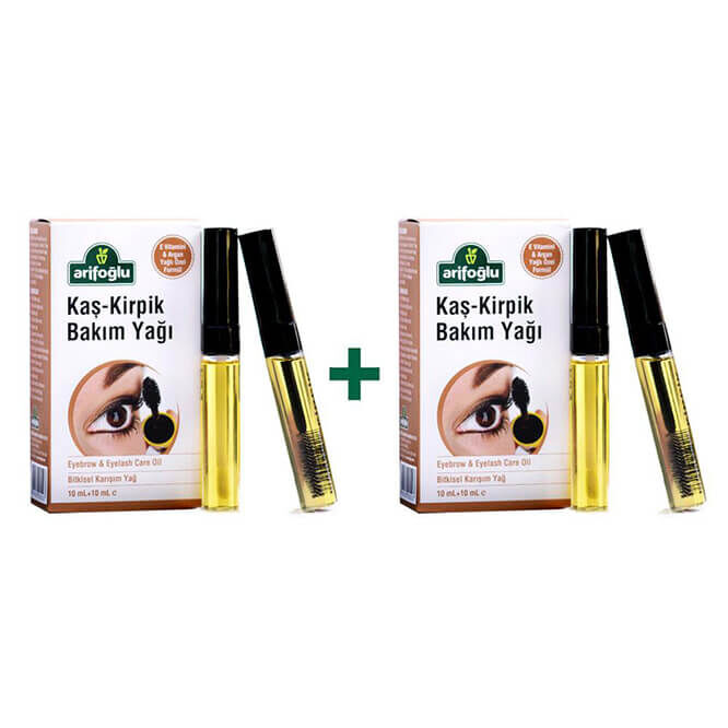  Kaş Kirpik Bakım Yağı 10ml+10ml (2 KUTU) - 1