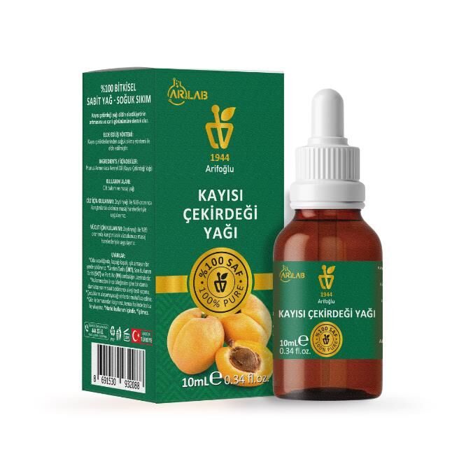 Kayısı Çekirdeği Yağı 10ml %100 Saf Yağ ARLAB - 1