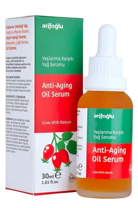 Kuşburnu Yağ Serumu Yaşlanma Karşıtı 30ml Anti Aging Serum - 1