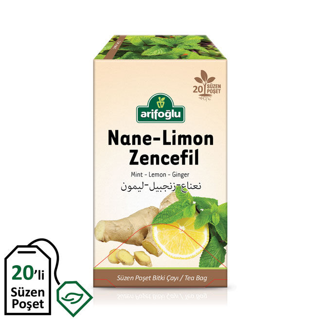 Nane - Limon - Zencefil Süzen Poşet 20li - Arifoğlu