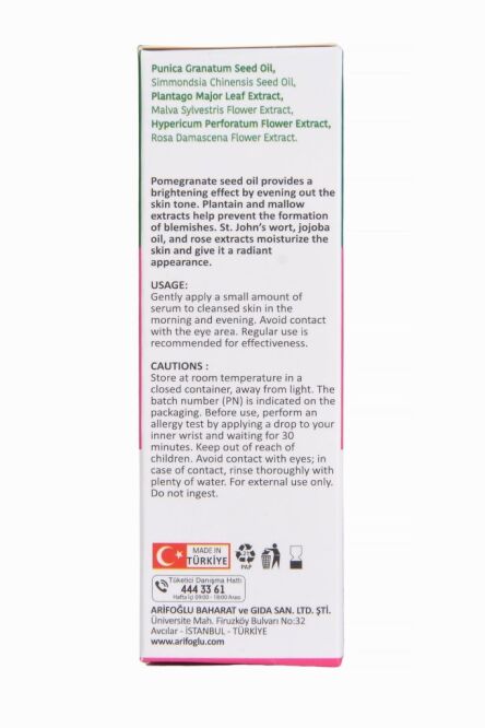 Nar Yağ Serumu Aydınlatıcı ve Leke Karşıtı 30ml Brightening Anti-Spot Oil Serum - 4