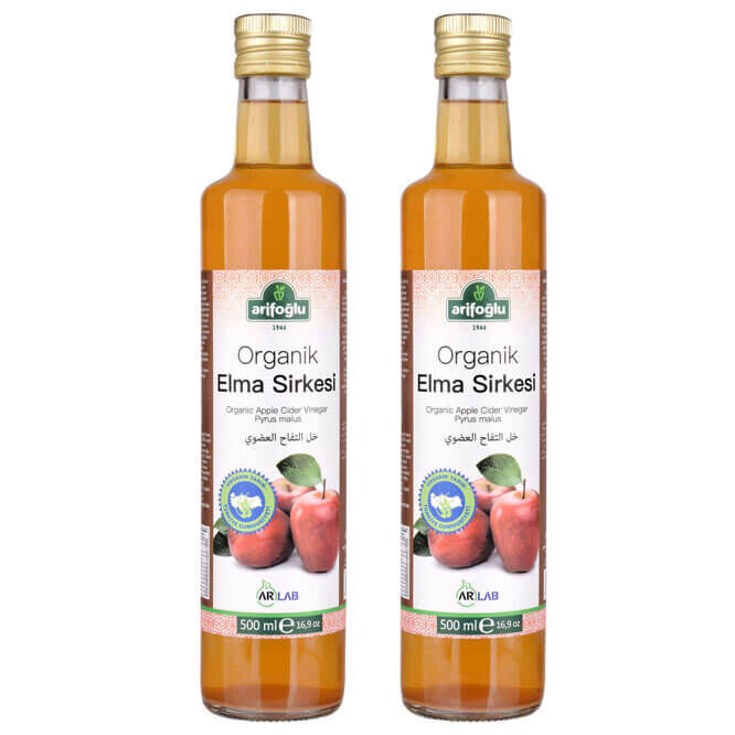 Organic Apple Cider Vinegar 500ml (2 Pieces)