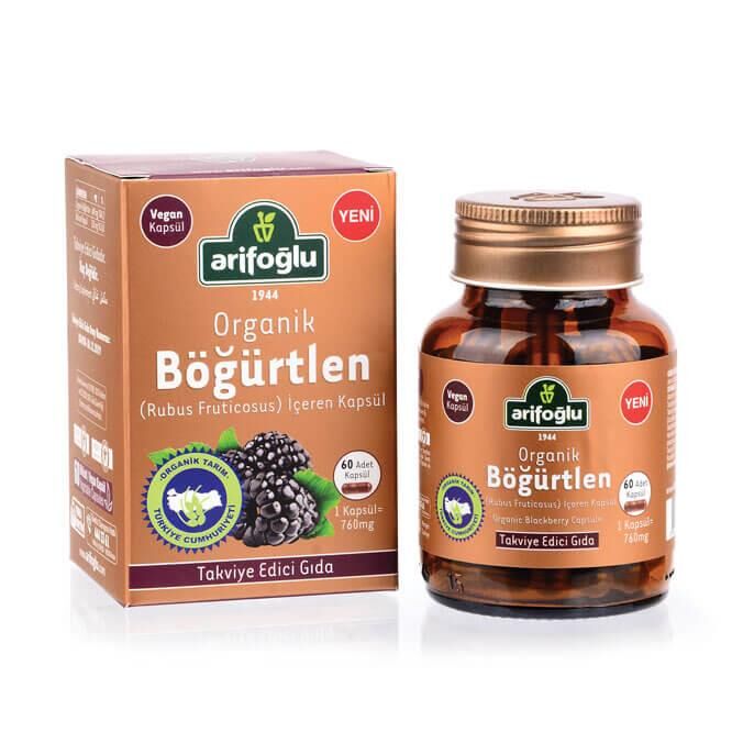 Organik Böğürtlen (Rubus Fruticosus) Kapsül 60lı 760mg - 1