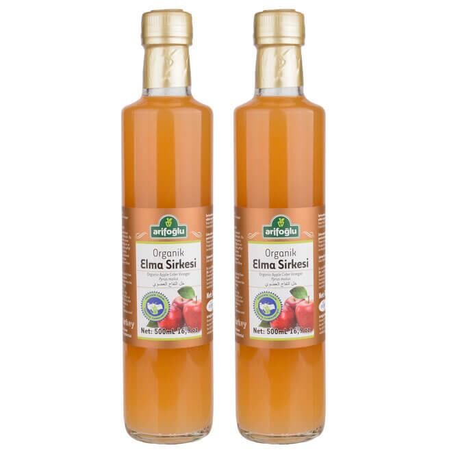 Organik Elma Sirkesi 500ml (2 Adet) - 1