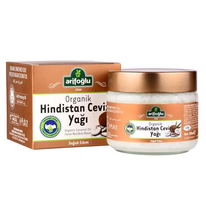 Organik Hindistan Cevizi Yağı 250ml Soğuk Sıkım - 1