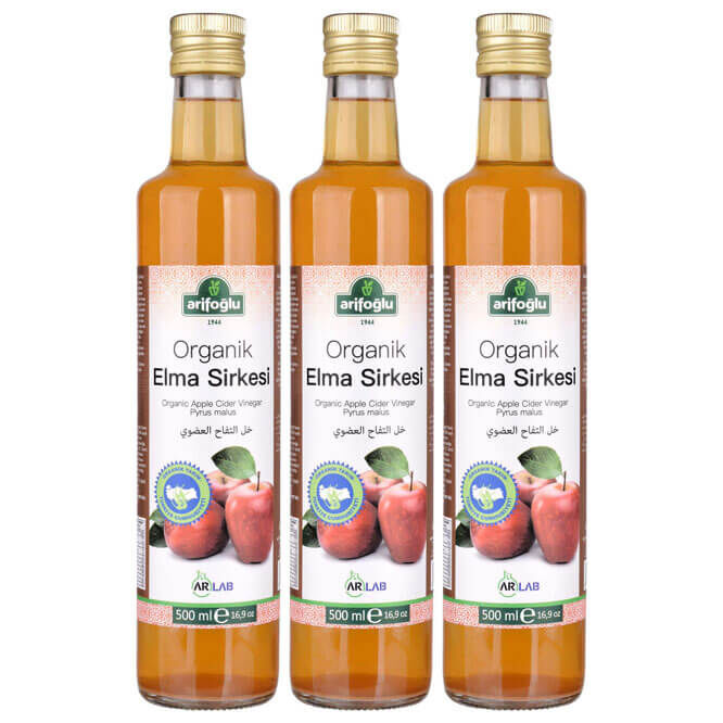Organic Apple Vinegar 500ml (3 Pieces)