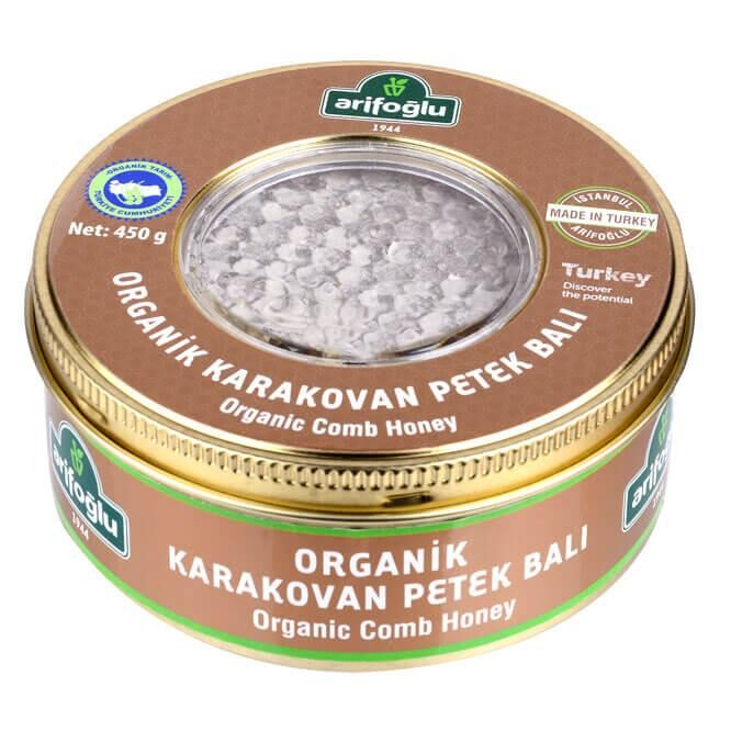 Organik Karakovan Petek Bal 450g (Küçük Teneke) - 1