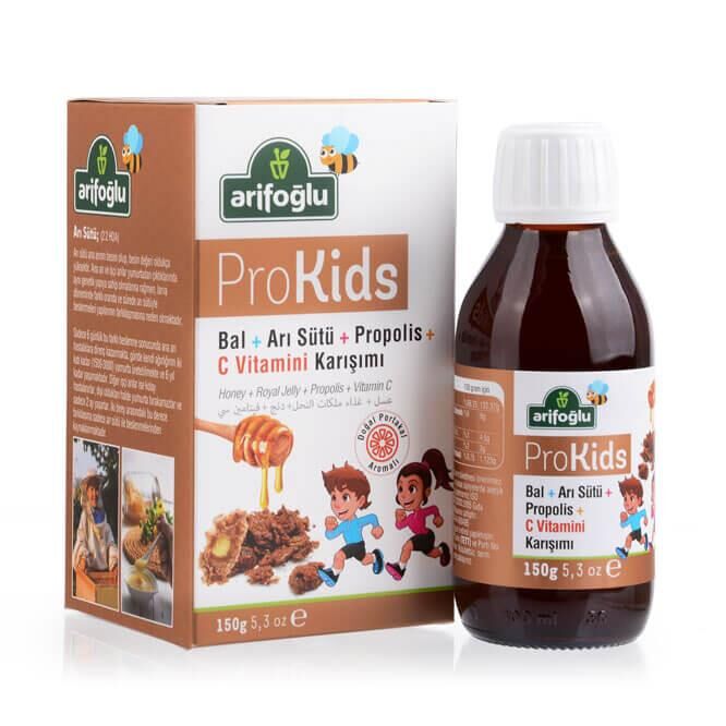 ProKids Bal Arı Sütü Propolis Portakal Tadında C Vitaminli 150g - 1