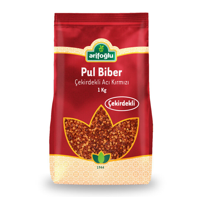 Pul Biber Çekirdekli Acı Kırmızı 1000g - 1