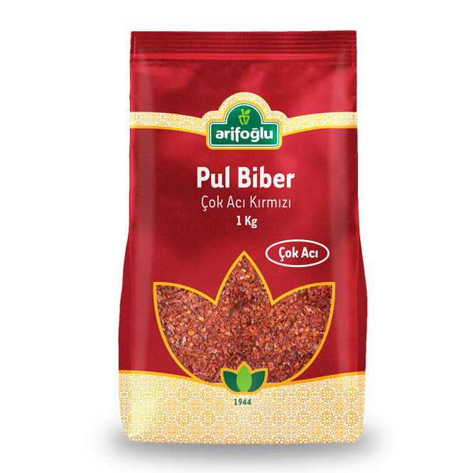 Pul Biber Çok Acı Kırmızı 1Kg - 1