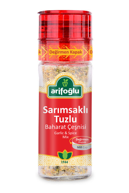 Sarımsaklı Tuzlu Baharat 80g (Değirmen) - 1