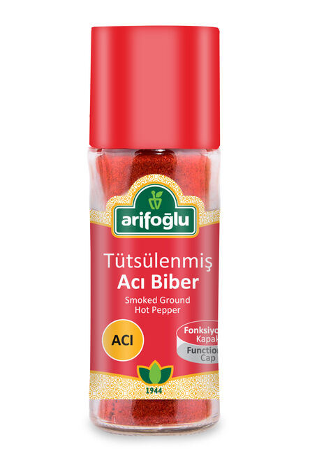 Tütsülenmiş Acı Kırmızı Biber 55 Gr - Acı Toz Biber - 1