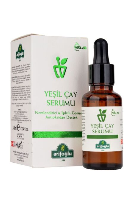Yeşil Çay Serumu 30ml Green Tea Serum Moisturizer - Radiant Appearance Antioxidant Boost - 1