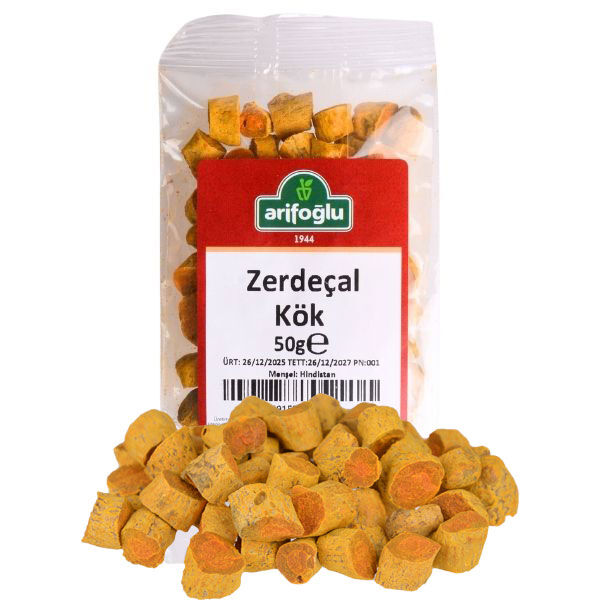 Zerdeçal Kök Parça 50g - Arifoğlu 